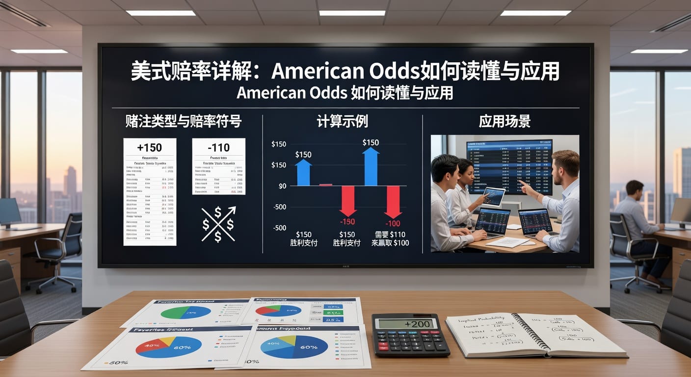 美式赔率 american odds 读懂计算与实战