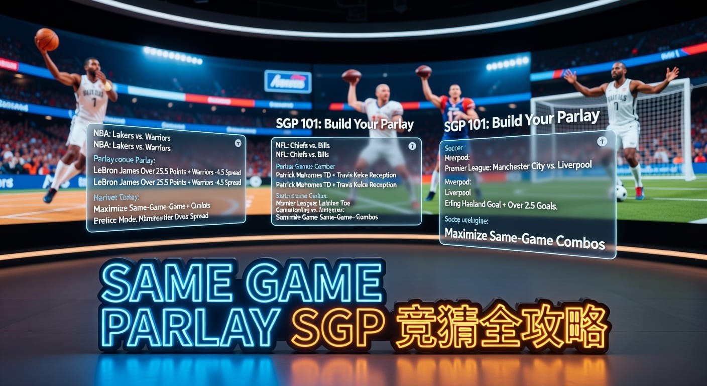 same game parlay SGP 赛前思路与组合方法